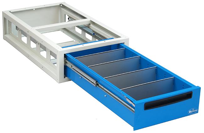 Dettaglio cassetto sottopavimento Syncro Friuli